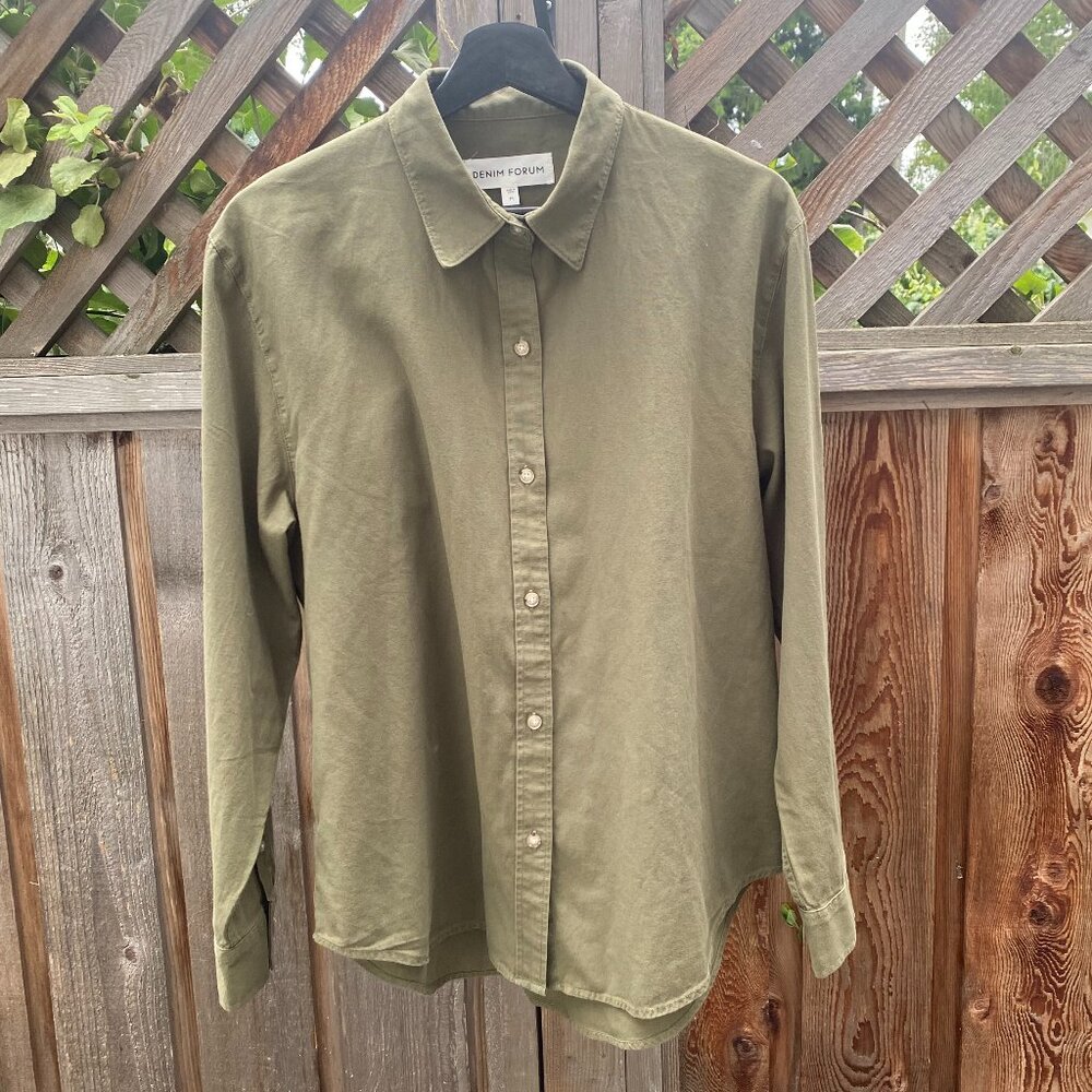 BNWOT Denim Forum The Jane Longsleeve Shirt size medium